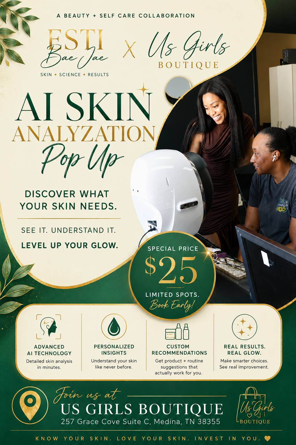 Skin Analyzation Pop Up!